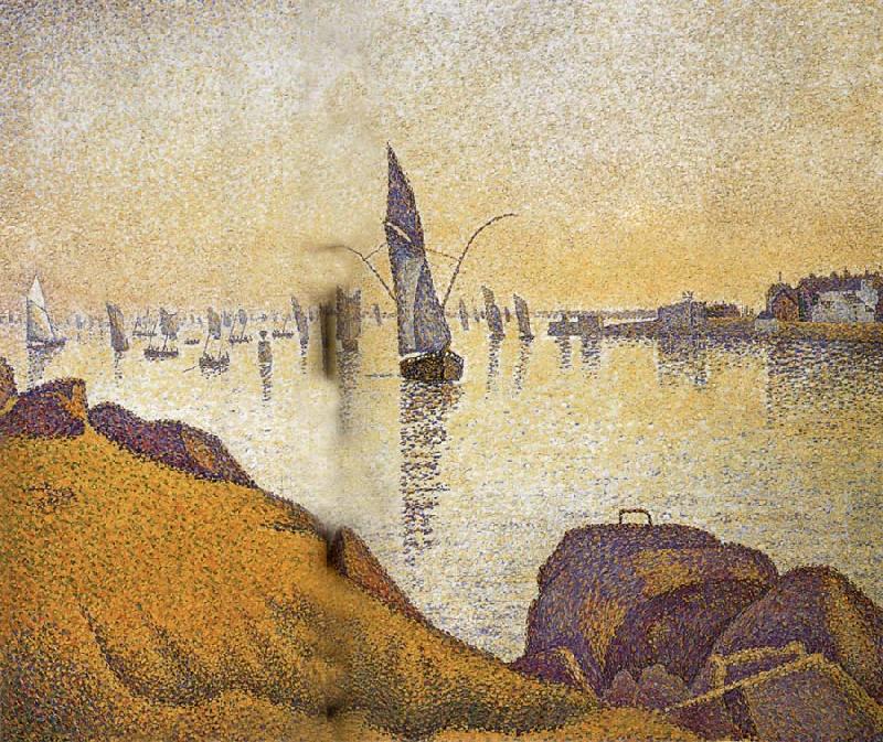Paul Signac The peace of the dusk oil painting picture